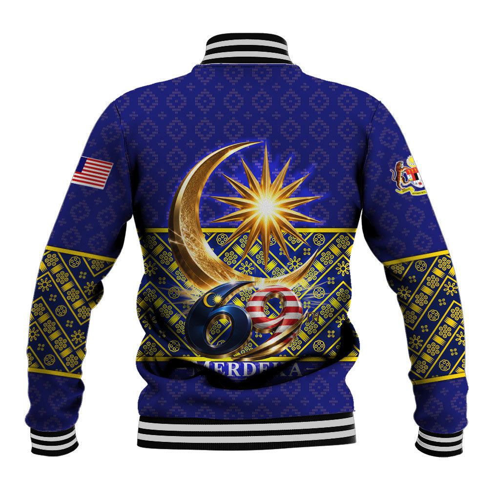 Malaysia Merdeka Independence Day Baseball Jacket Patriotic Flag Crescent Moon Star Cultural