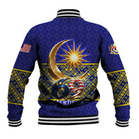 Malaysia Merdeka Independence Day Baseball Jacket Patriotic Flag Crescent Moon Star Cultural