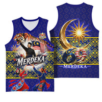 Malaysia Merdeka Independence Day Basketball Jersey Patriotic Flag Crescent Moon Star Cultural