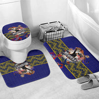 Malaysia Merdeka Independence Day Bathroom Set Patriotic Flag Crescent Moon Star Cultural