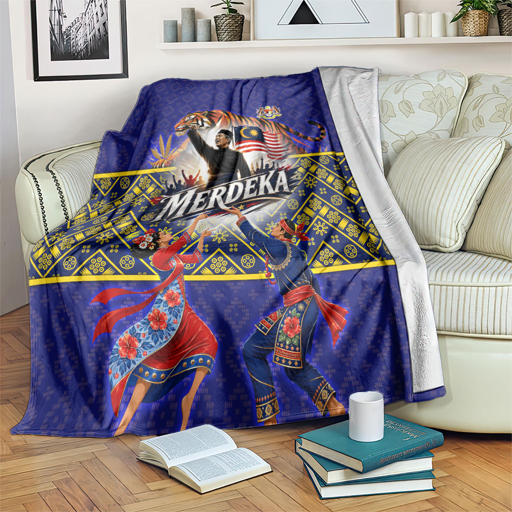 Malaysia Merdeka Independence Day Blanket Patriotic Flag Crescent Moon Star Cultural