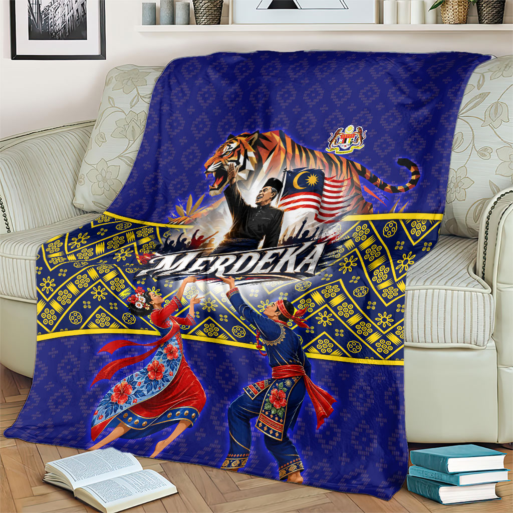 Malaysia Merdeka Independence Day Blanket Patriotic Flag Crescent Moon Star Cultural