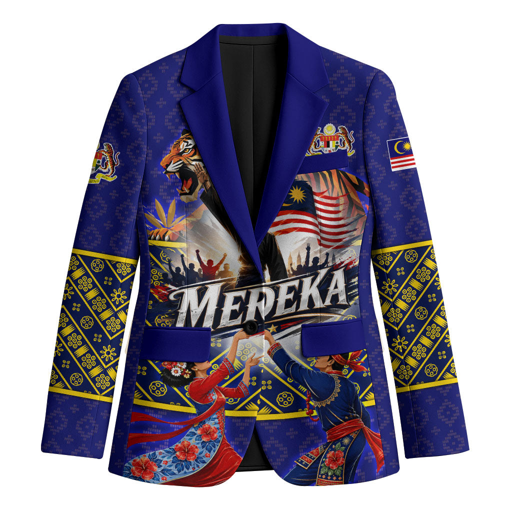 Malaysia Merdeka Independence Day Blazer Patriotic Flag Crescent Moon Star Cultural