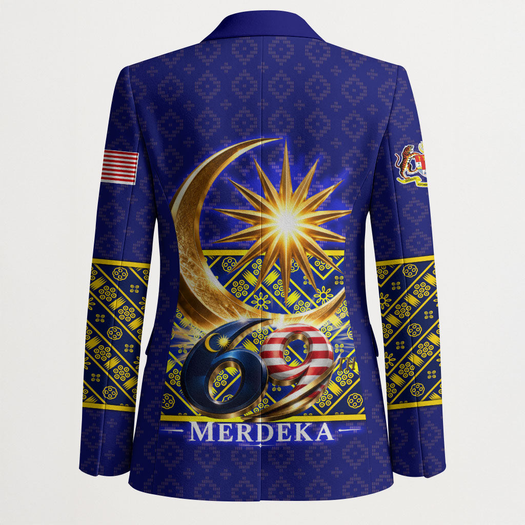 Malaysia Merdeka Independence Day Blazer Patriotic Flag Crescent Moon Star Cultural