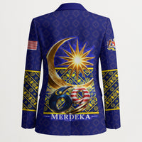 Malaysia Merdeka Independence Day Blazer Patriotic Flag Crescent Moon Star Cultural