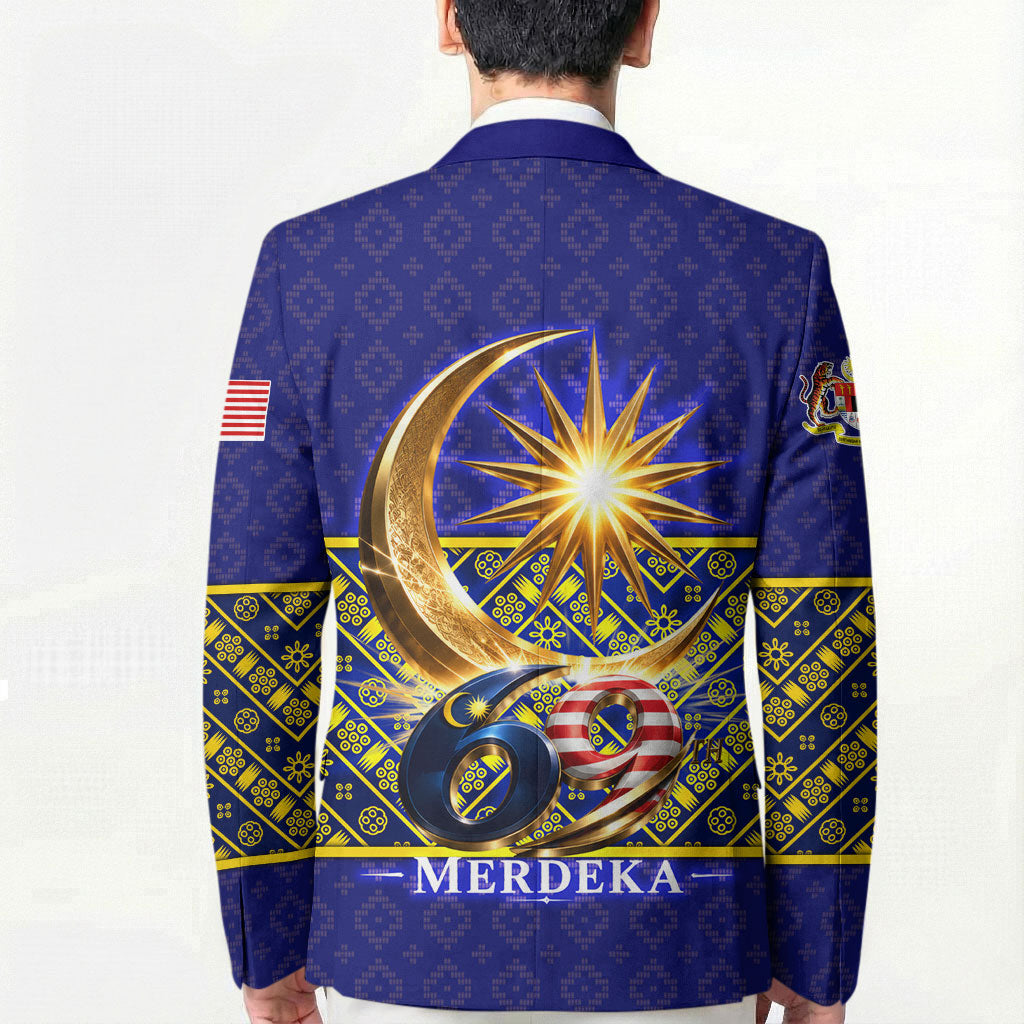 Malaysia Merdeka Independence Day Blazer Patriotic Flag Crescent Moon Star Cultural
