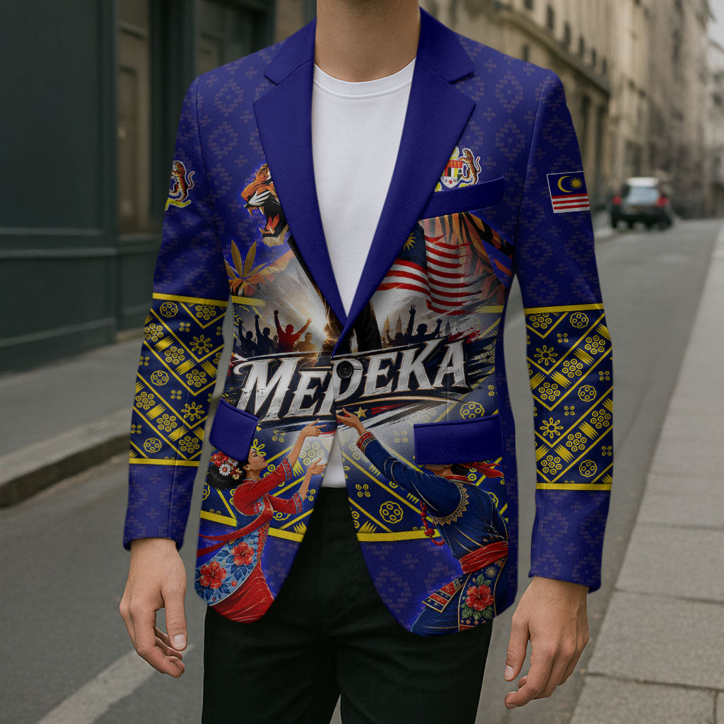 Malaysia Merdeka Independence Day Blazer Patriotic Flag Crescent Moon Star Cultural