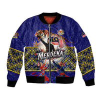 Malaysia Merdeka Independence Day Bomber Jacket Patriotic Flag Crescent Moon Star Cultural
