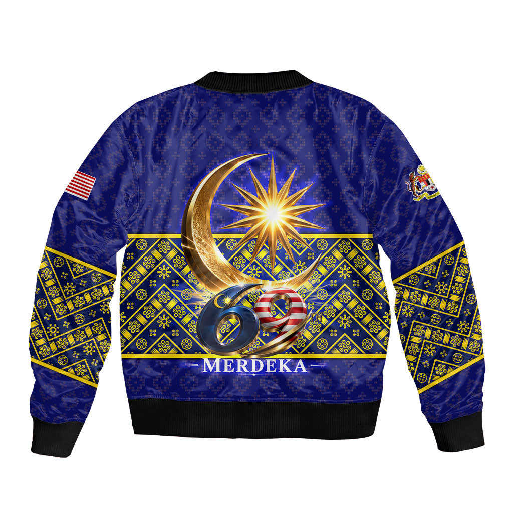 Malaysia Merdeka Independence Day Bomber Jacket Patriotic Flag Crescent Moon Star Cultural