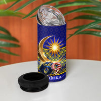 Malaysia Merdeka Independence Day 4 in 1 Can Cooler Tumbler Patriotic Flag Crescent Moon Star Cultural