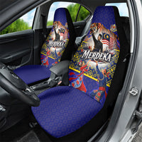 Malaysia Merdeka Independence Day Car Seat Cover Patriotic Flag Crescent Moon Star Cultural