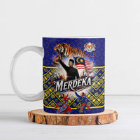Malaysia Merdeka Independence Day Ceramic Mug Patriotic Flag Crescent Moon Star Cultural