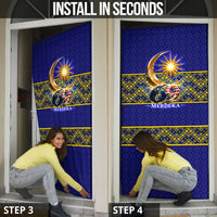 Malaysia Merdeka Independence Day Door Cover Patriotic Flag Crescent Moon Star Cultural