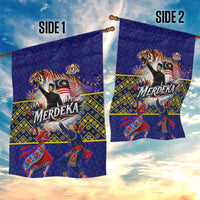 Malaysia Merdeka Independence Day Garden Flag Patriotic Flag Crescent Moon Star Cultural