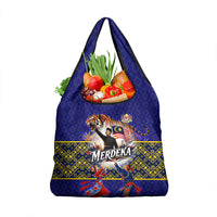 Malaysia Merdeka Independence Day Grocery Bag Patriotic Flag Crescent Moon Star Cultural