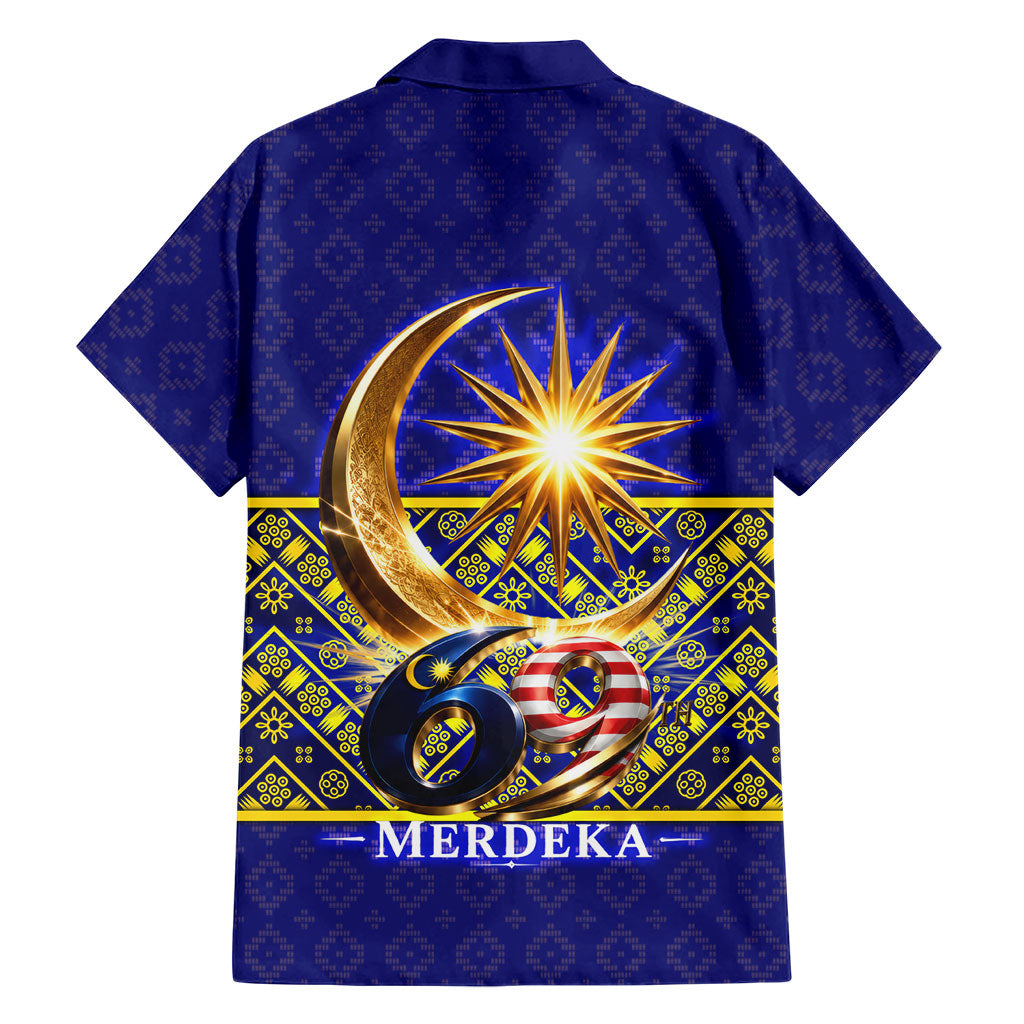 Malaysia Merdeka Independence Day Hawaiian Shirt Patriotic Flag Crescent Moon Star Cultural