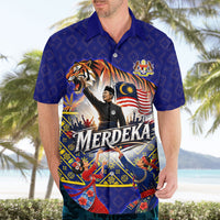 Malaysia Merdeka Independence Day Hawaiian Shirt Patriotic Flag Crescent Moon Star Cultural