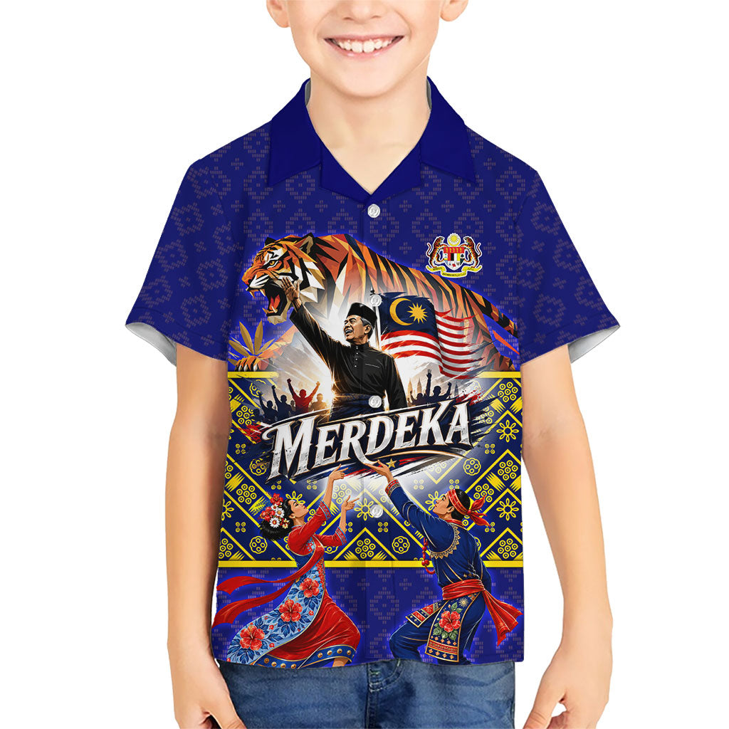 Malaysia Merdeka Independence Day Hawaiian Shirt Patriotic Flag Crescent Moon Star Cultural