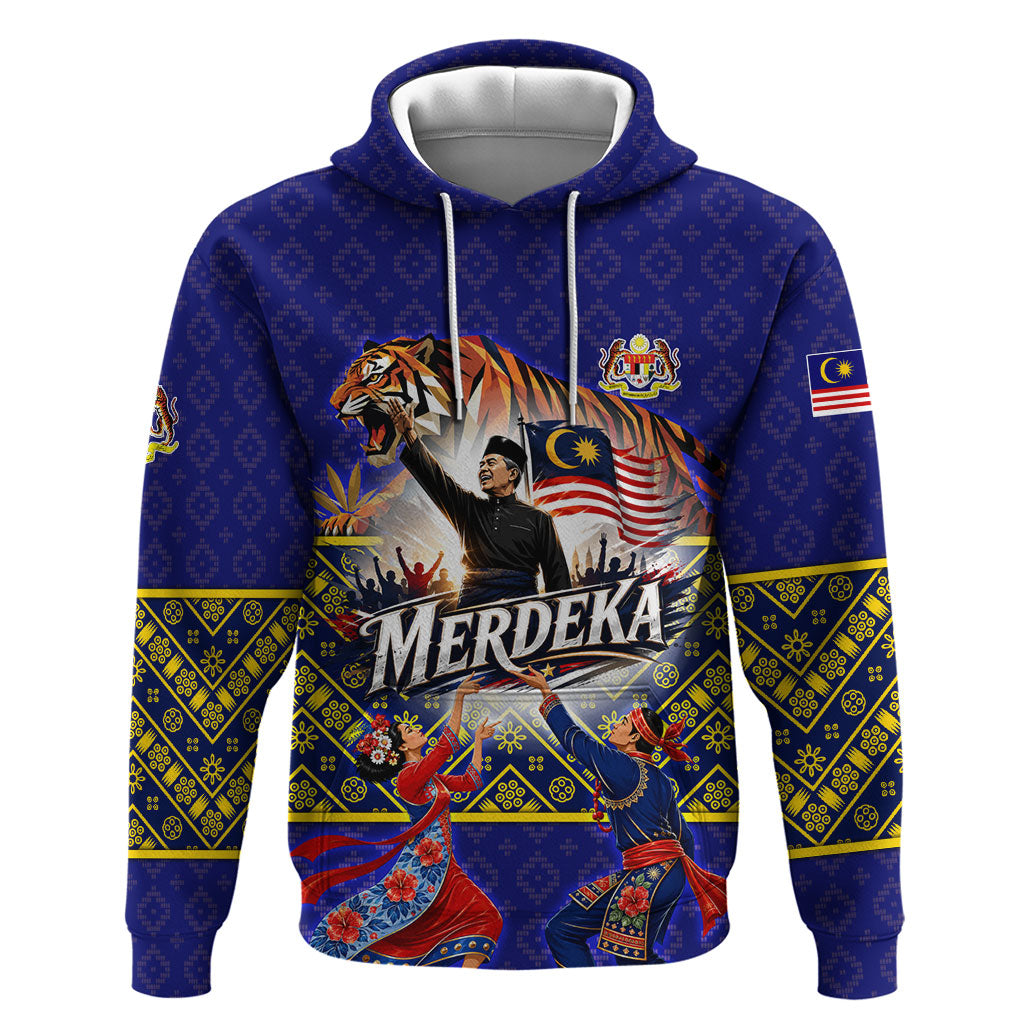 Malaysia Merdeka Independence Day Hoodie Patriotic Flag Crescent Moon Star Cultural