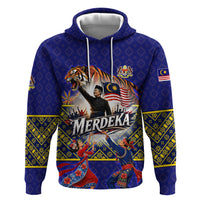 Malaysia Merdeka Independence Day Hoodie Patriotic Flag Crescent Moon Star Cultural