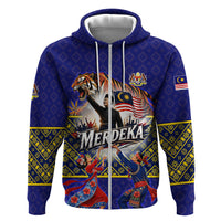 Malaysia Merdeka Independence Day Hoodie Patriotic Flag Crescent Moon Star Cultural