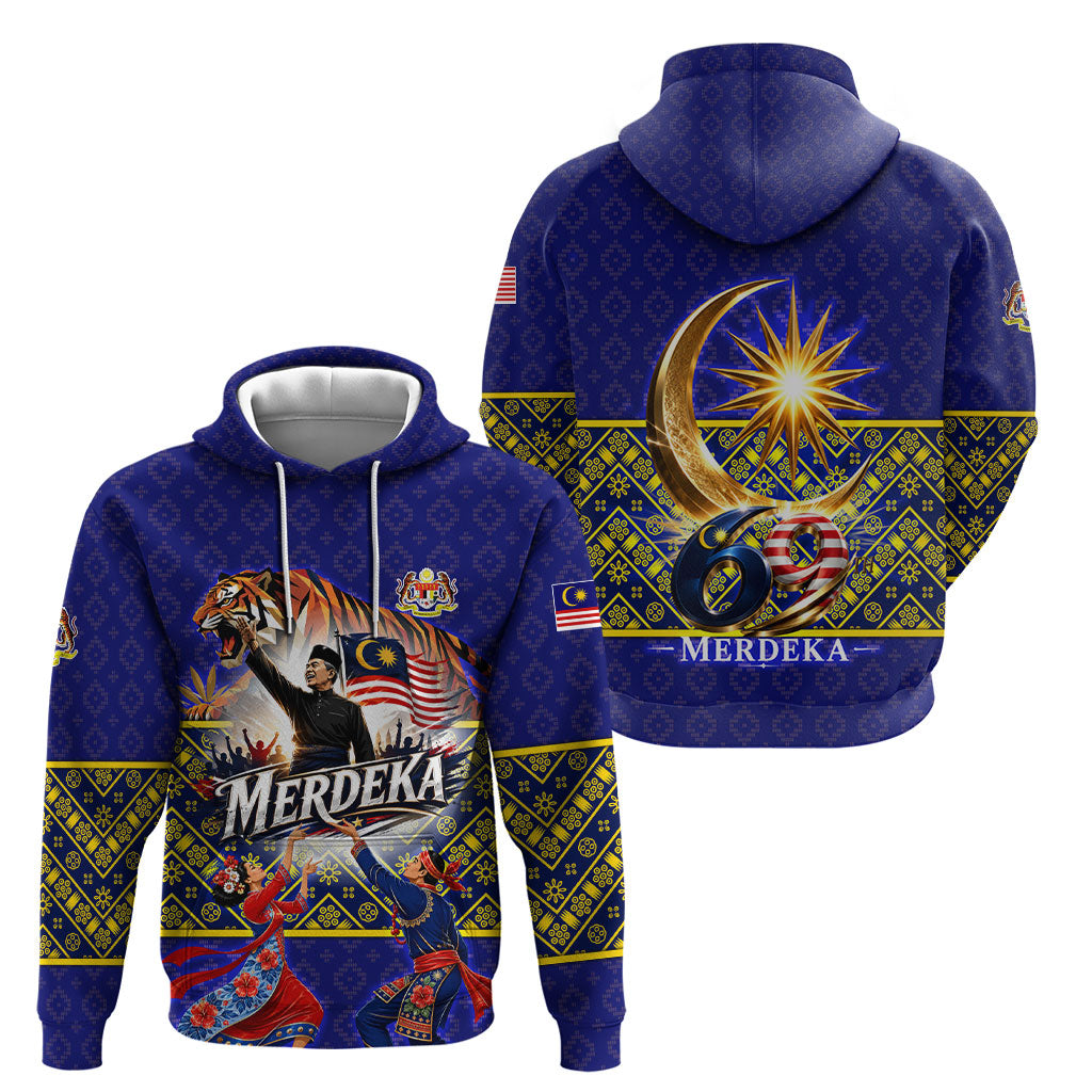 Malaysia Merdeka Independence Day Hoodie Patriotic Flag Crescent Moon Star Cultural