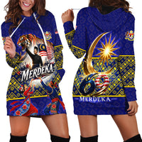 Malaysia Merdeka Independence Day Hoodie Dress Patriotic Flag Crescent Moon Star Cultural