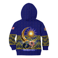 Malaysia Merdeka Independence Day Kid Hoodie Patriotic Flag Crescent Moon Star Cultural