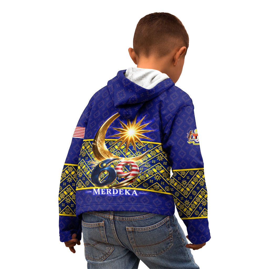 Malaysia Merdeka Independence Day Kid Hoodie Patriotic Flag Crescent Moon Star Cultural