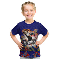 Malaysia Merdeka Independence Day Kid T Shirt Patriotic Flag Crescent Moon Star Cultural