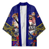 Malaysia Merdeka Independence Day Kimono Patriotic Flag Crescent Moon Star Cultural