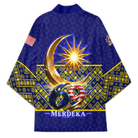 Malaysia Merdeka Independence Day Kimono Patriotic Flag Crescent Moon Star Cultural