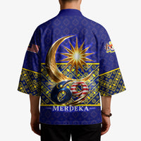 Malaysia Merdeka Independence Day Kimono Patriotic Flag Crescent Moon Star Cultural