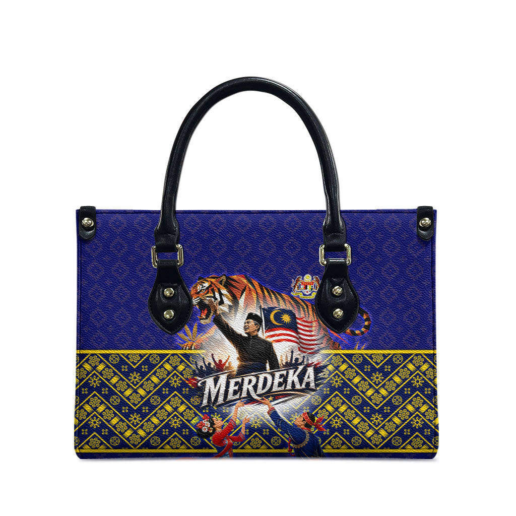 Malaysia Merdeka Independence Day Leather Bag Patriotic Flag Crescent Moon Star Cultural