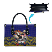 Malaysia Merdeka Independence Day Leather Bag Patriotic Flag Crescent Moon Star Cultural