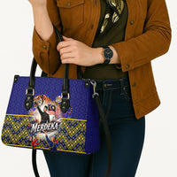 Malaysia Merdeka Independence Day Leather Bag Patriotic Flag Crescent Moon Star Cultural