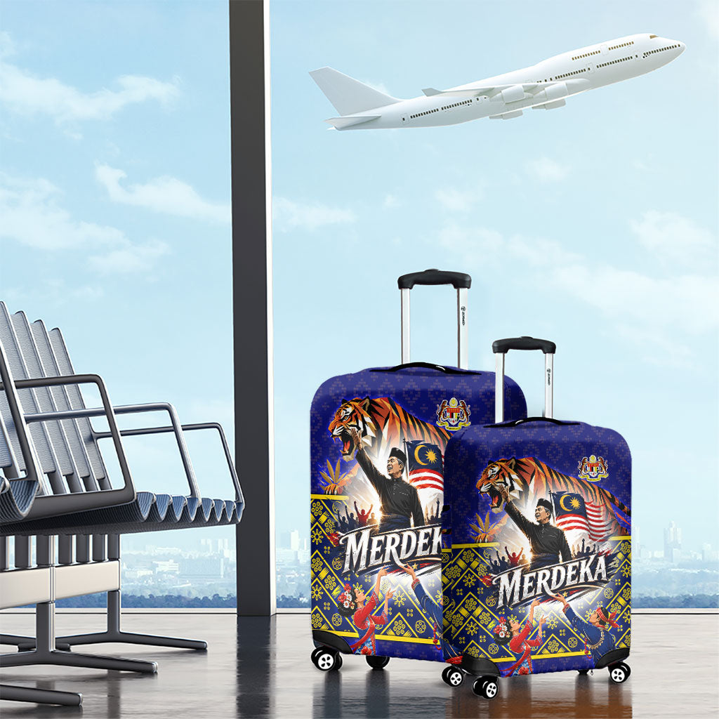 Malaysia Merdeka Independence Day Luggage Cover Patriotic Flag Crescent Moon Star Cultural
