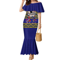 Malaysia Merdeka Independence Day Mermaid Dress Patriotic Flag Crescent Moon Star Cultural