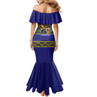Malaysia Merdeka Independence Day Mermaid Dress Patriotic Flag Crescent Moon Star Cultural
