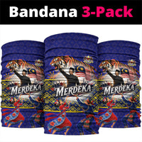 Malaysia Merdeka Independence Day Neck Gaiter Patriotic Flag Crescent Moon Star Cultural