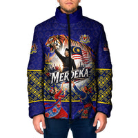Malaysia Merdeka Independence Day Padded Jacket Patriotic Flag Crescent Moon Star Cultural