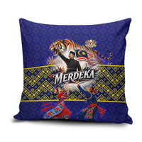 Malaysia Merdeka Independence Day Pillow Cover Patriotic Flag Crescent Moon Star Cultural