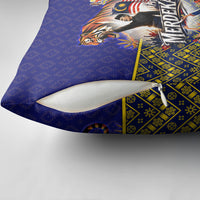 Malaysia Merdeka Independence Day Pillow Cover Patriotic Flag Crescent Moon Star Cultural