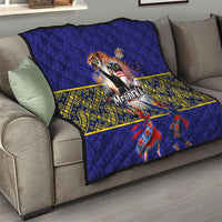 Malaysia Merdeka Independence Day Quilt Patriotic Flag Crescent Moon Star Cultural