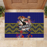 Malaysia Merdeka Independence Day Rubber Doormat Patriotic Flag Crescent Moon Star Cultural
