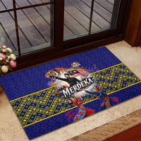 Malaysia Merdeka Independence Day Rubber Doormat Patriotic Flag Crescent Moon Star Cultural
