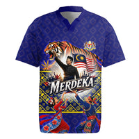 Malaysia Merdeka Independence Day Rugby Jersey Patriotic Flag Crescent Moon Star Cultural