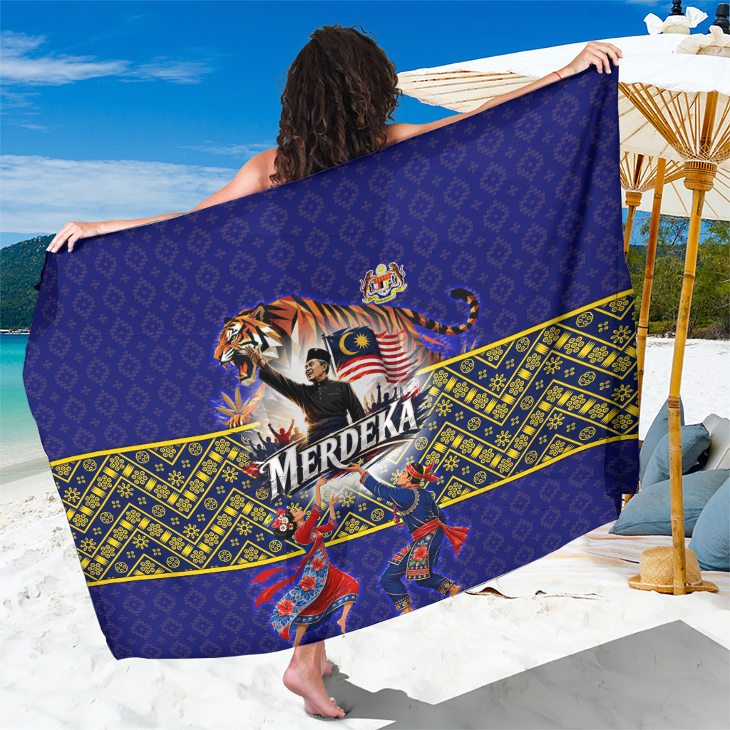 Malaysia Merdeka Independence Day Sarong Patriotic Flag Crescent Moon Star Cultural