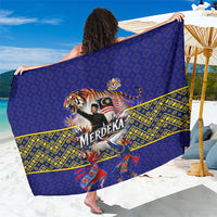 Malaysia Merdeka Independence Day Sarong Patriotic Flag Crescent Moon Star Cultural
