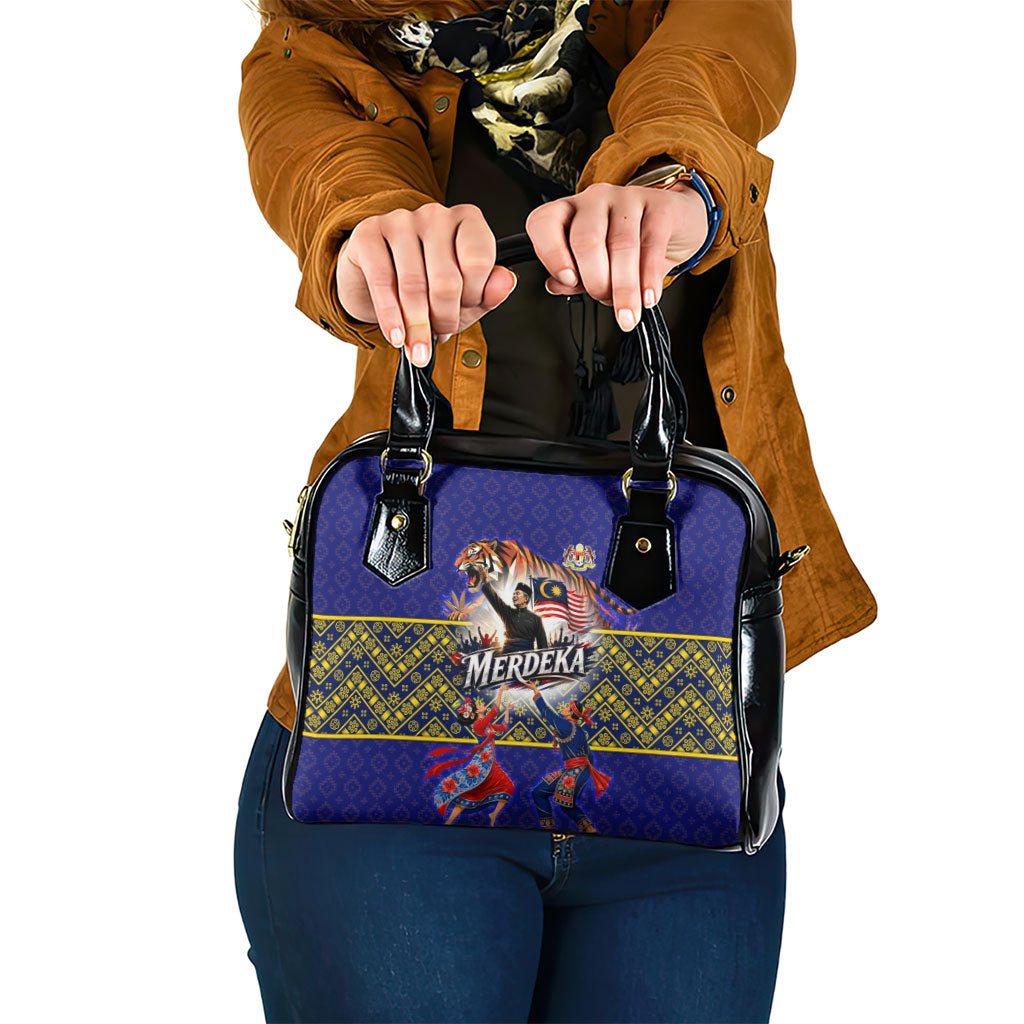 Malaysia Merdeka Independence Day Shoulder Handbag Patriotic Flag Crescent Moon Star Cultural